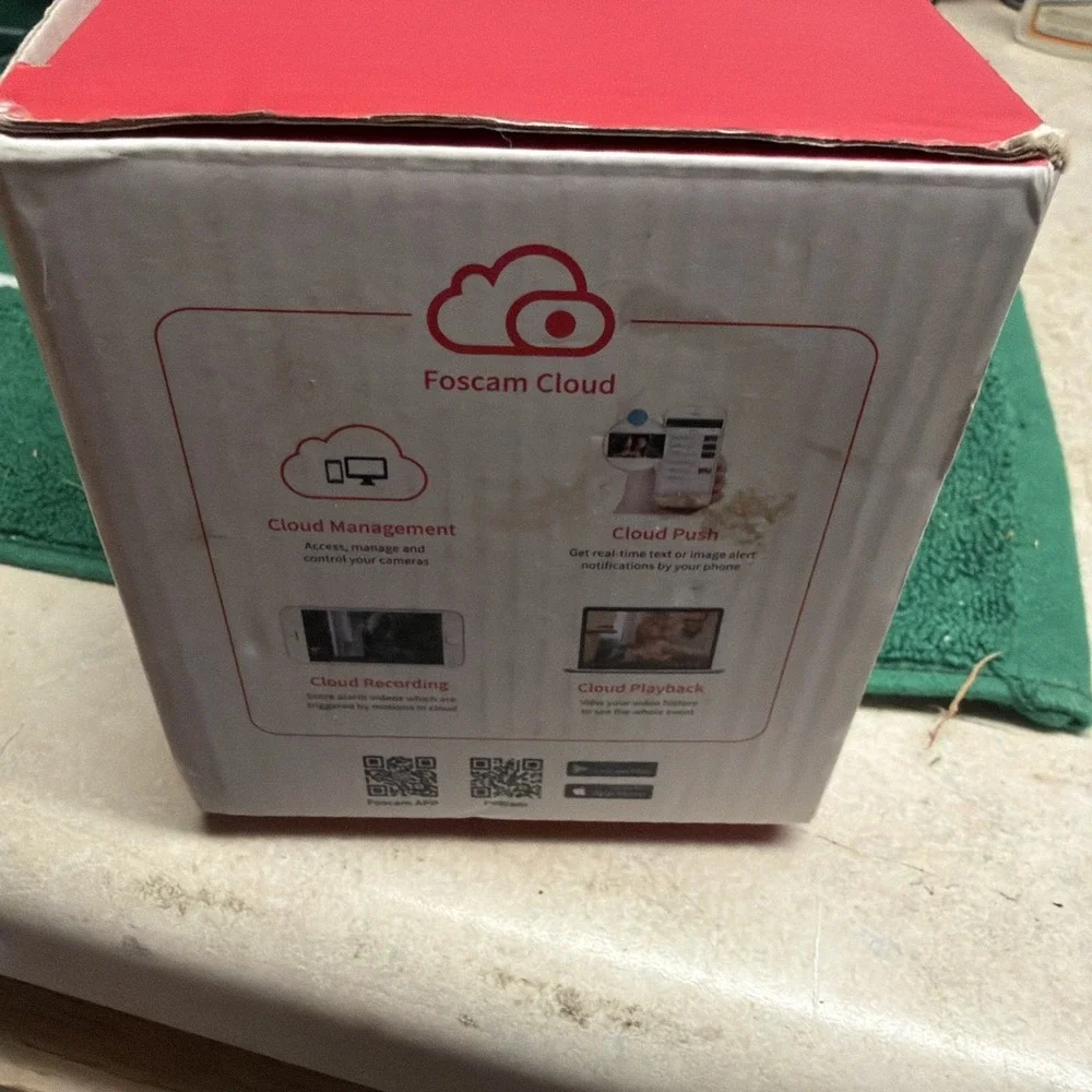 FOSCAM Outdoor Security Camera G2 1080P 25FPS WiFi Security Camera Open Box
